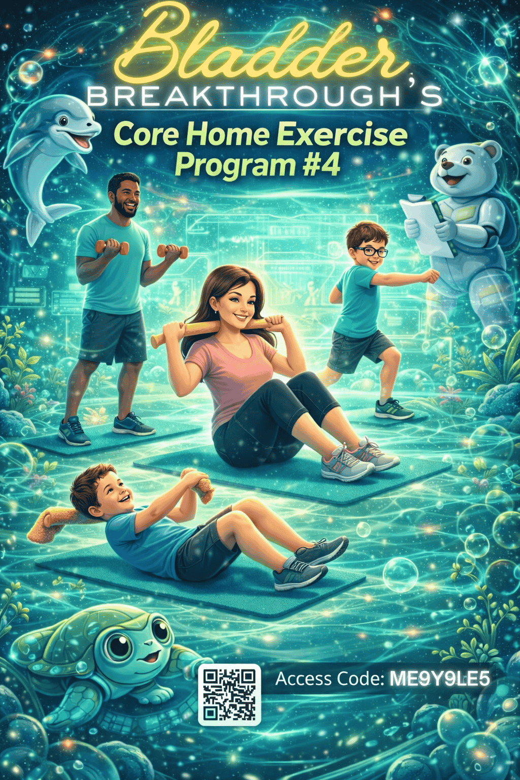 Bladder Breakthroughs Core Home Exercise Program #4 - Tiffani Bacon